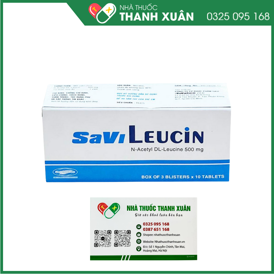 Savi Leucin điều trị chứng chóng mặt